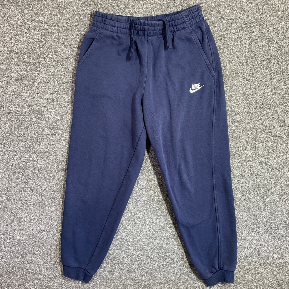 Nike Joggers Sweatpants Kids XL Navy Blue Sportswear Club Fleece